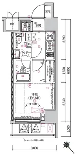 LUMEED横濱鶴見【8階】の間取り