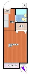 エスポワール【2階】の間取り