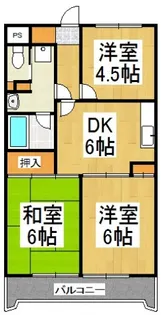 ジェントルワン【4階】の間取り