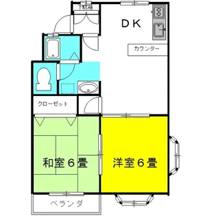 ラッキースタッグ・Jr. Pt.II【2階】の間取り