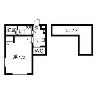 クラウンハウス【1階】の間取り