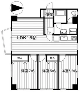 白金台八光マンション【4階】の間取り
