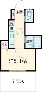 セレーノ・テッラ【1階】の間取り