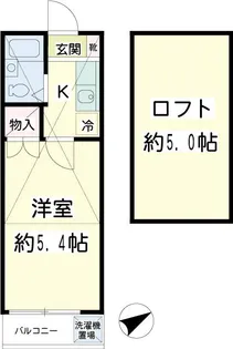 クレセント池上【1階】の間取り