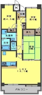 ライオンズステーションプラザ近江八幡 壱番館【8階】の間取り