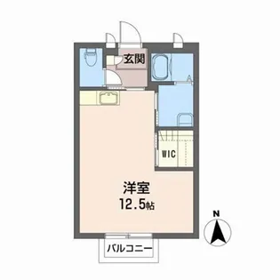 メゾンシャルマン2号館【1階】の間取り
