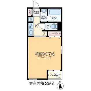 ブライト本所【4階】の間取り