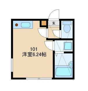 アーバンブリーズ淵野辺【1階】の間取り