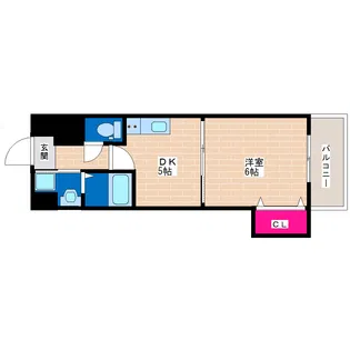 ブランエトワール【5階】の間取り
