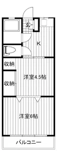 メゾン矢嶋【2階】の間取り