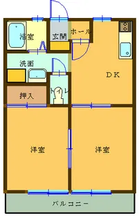 アメジストバウム【2階】の間取り