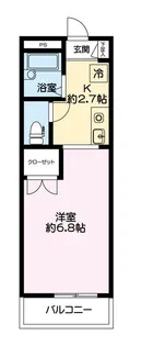 メゾン南浦和Aステージ【1階】の間取り