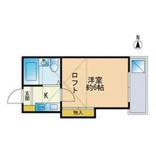 マディスンパレス【1階】の間取り