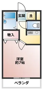 グリーンビレッジ青木I【1階】の間取り