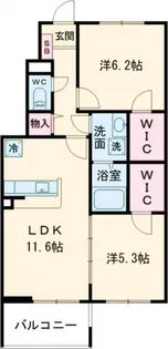 アルブルシャルマン【1階】の間取り