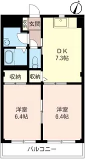 リヴェールII【3階】の間取り