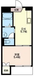 パークハイム小山【1階】の間取り