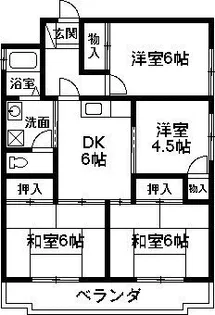 高橋マンション【2階】の間取り