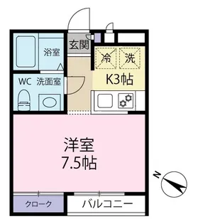 アヴァンティ井草【1階】の間取り