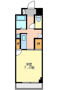 すずらんマンション 【女性専用】【2階】の間取り
