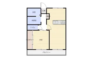 ハイツ桜小路【2階】の間取り