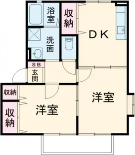 ウイルバード【2階】の間取り