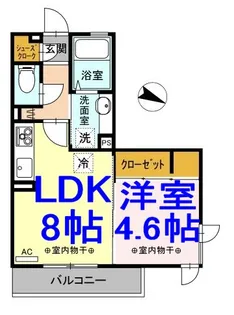 パストラルボーテ【3階】の間取り