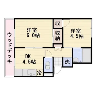長野県長野市大字栗田【アパート】の間取り