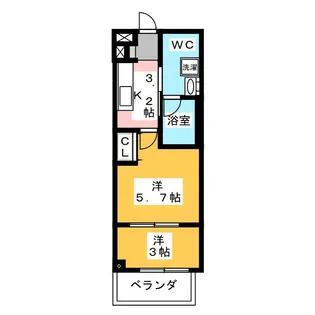 ロイジェント練馬高野台【2階】の間取り
