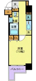 セレニティコート虎ノ門【12階】の間取り
