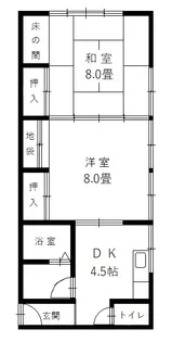 田村ハイツ【2階】の間取り