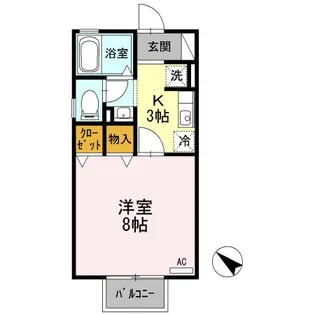 プリマベーラ春【1階】の間取り