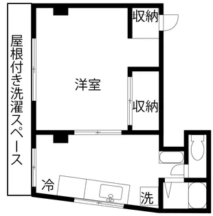 イングウェイSAKAI【1階】の間取り