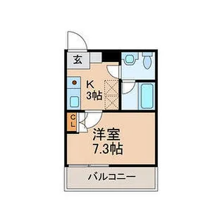 P-com KOGA【5階】の間取り