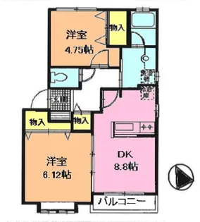 ドリームSEFA【2階】の間取り