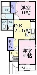 ファインエアリーC棟【1階】の間取り