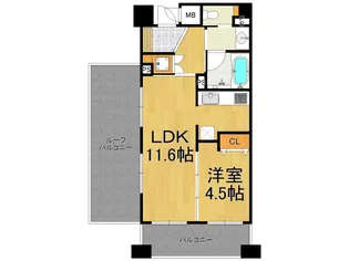 セイル西宮北口【4階】の間取り