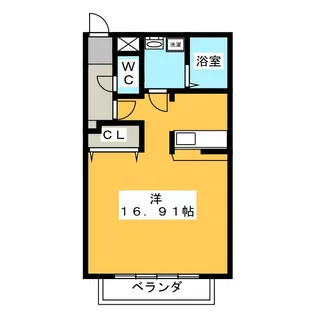 テクノコーポ8【1階】の間取り