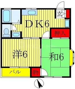 千葉県松戸市栄町8【アパート】の間取り