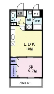 アバンツァ―ト【6階】の間取り
