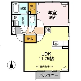 フミカ・トゥール A【2階】の間取り