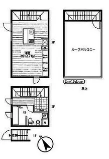 サンフェル神宮前【2階】の間取り