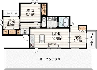 リバーシャトー永福【3階】の間取り