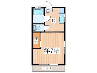 第三加藤荘【1階】の間取り