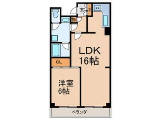 藤和二子玉川園コープ【3階】の間取り
