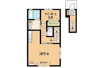 ルーブル大沼II【2階】の間取り