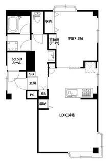 大門ビル【2階】の間取り