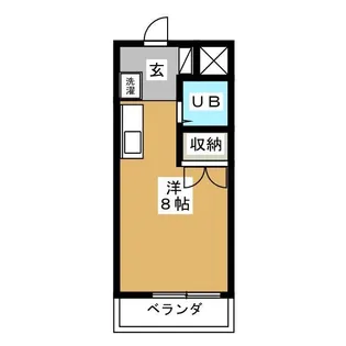 日野屋第一ビル【4階】の間取り