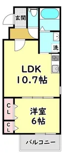 大阪府守口市藤田町3【アパート】の間取り