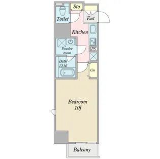 OAK SQUARE虎ノ門【12階】の間取り